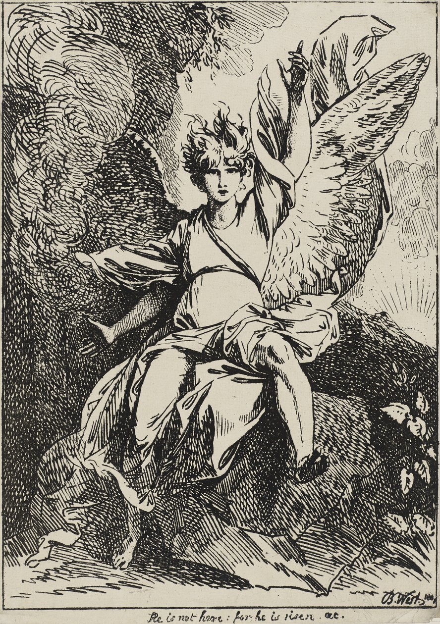 The Angel of the Resurrection, 1801 by Benjamin West