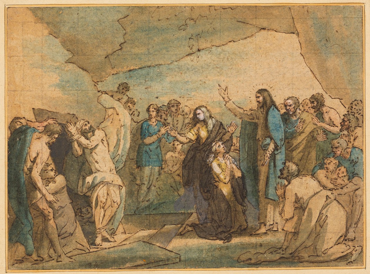 The Raising of Lazarus by Benjamin West: Buy fine art prints