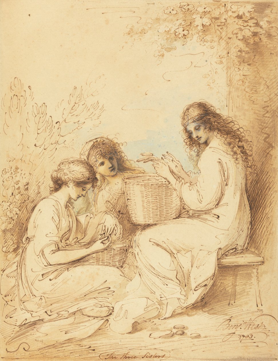 The Three Sisters by Benjamin West