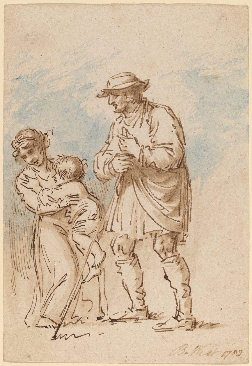 Vagabond Family by Benjamin West