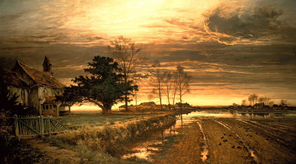In the Evening it Shall be Light by Benjamin Williams Leader