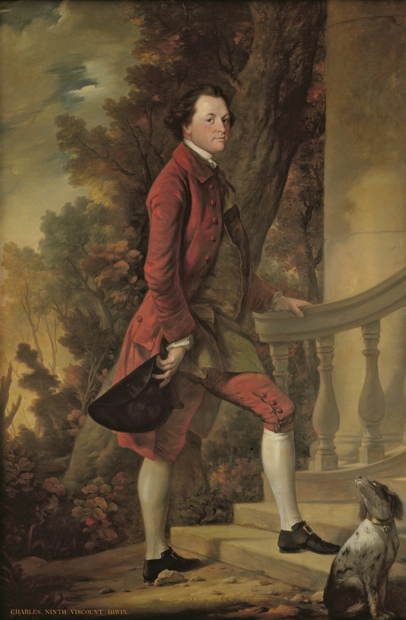 Portrait of Charles, 9th Viscount Irwin by Benjamin Wilson