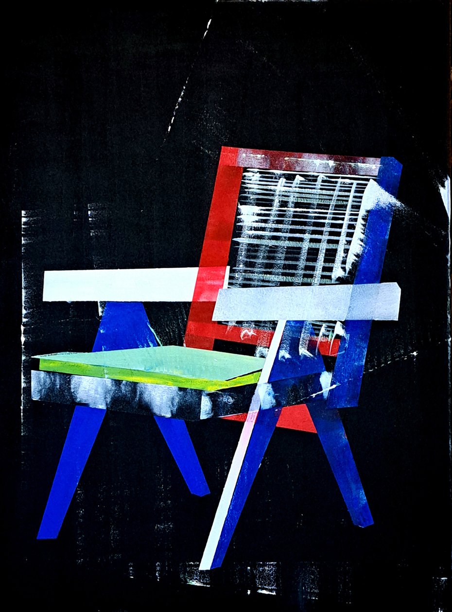 Chandigarh Chair, after Pierre Jeanneret, 2023 by Benoit Erwann Boucherot