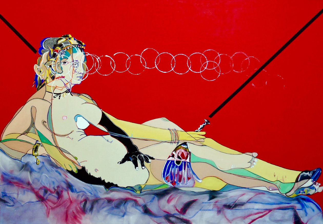 Overpainting: Ingres & Manet, 2022 by Benoit Erwann Boucherot