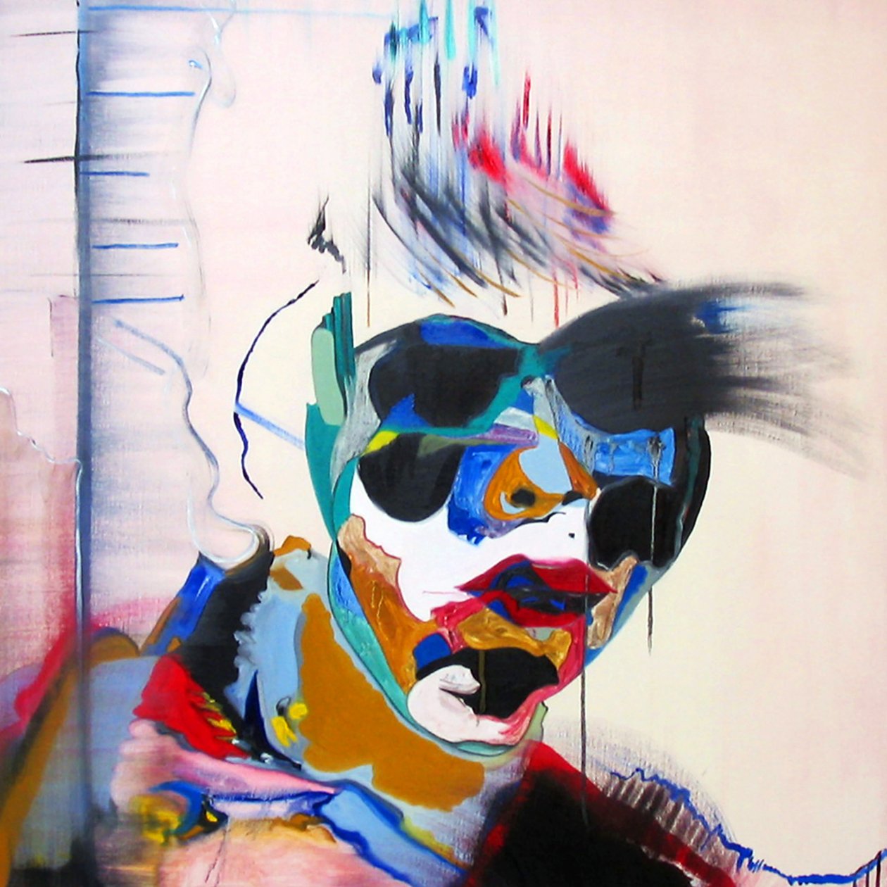 Surportrait: Study of Face in Landscape, 2005 by Benoit Erwann Boucherot