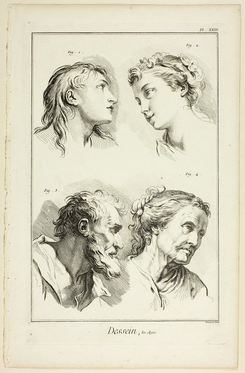 Design: Ages, from Encyclopédie by Benoit-Louis Prevost