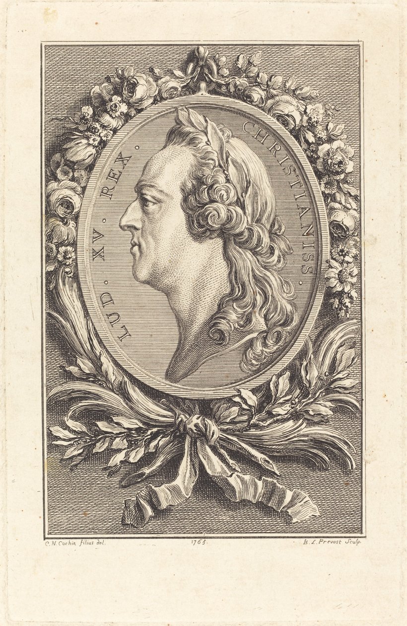 Louis XV, 1765 by Benoit Louis Prevost