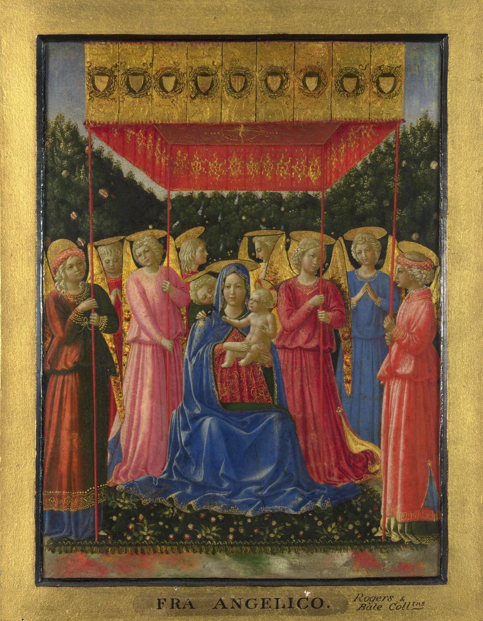 The Virgin and Child with Angels, c. 1450 by Benozzo Gozzoli