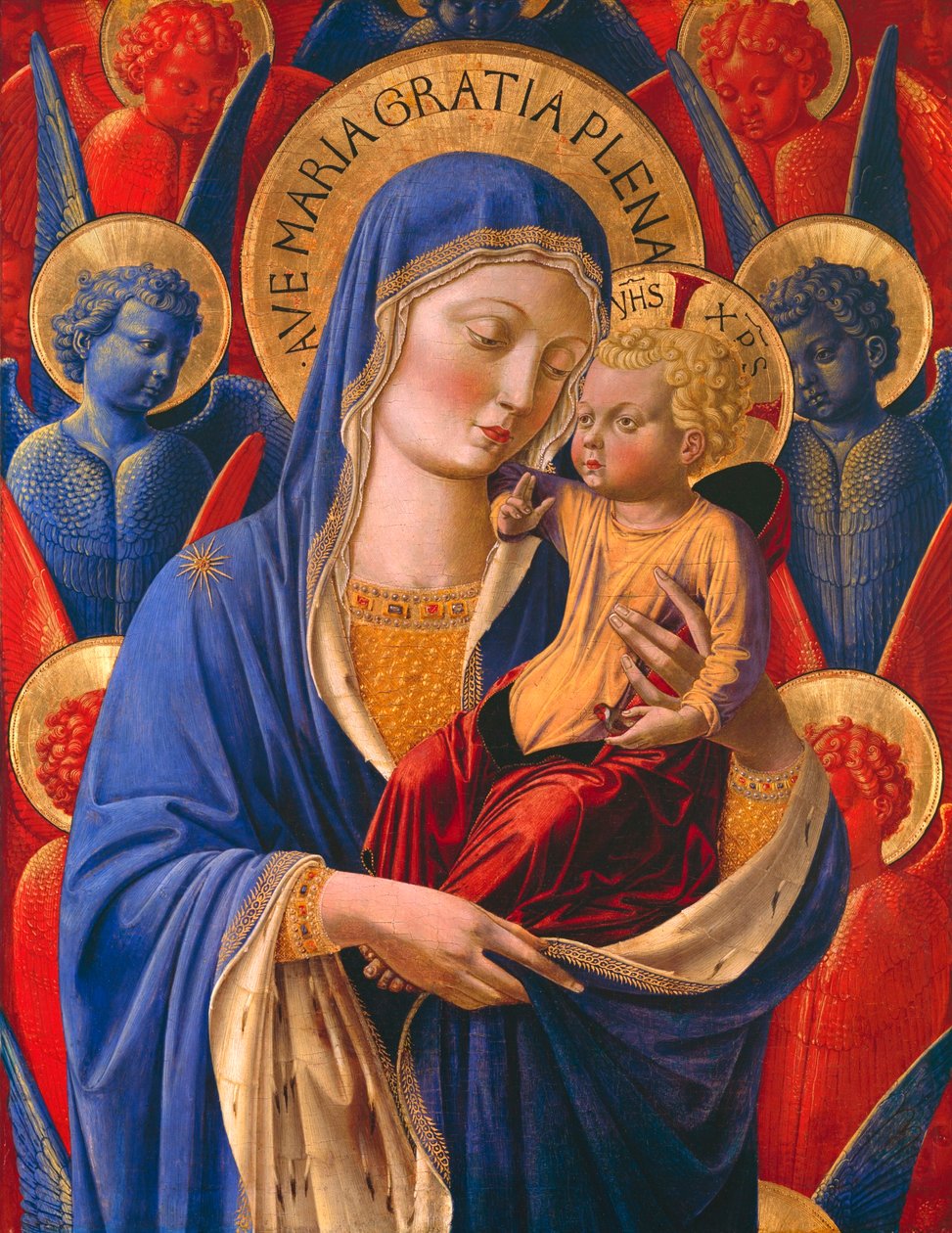 Virgin and Child with Angels by Benozzo Gozzoli
