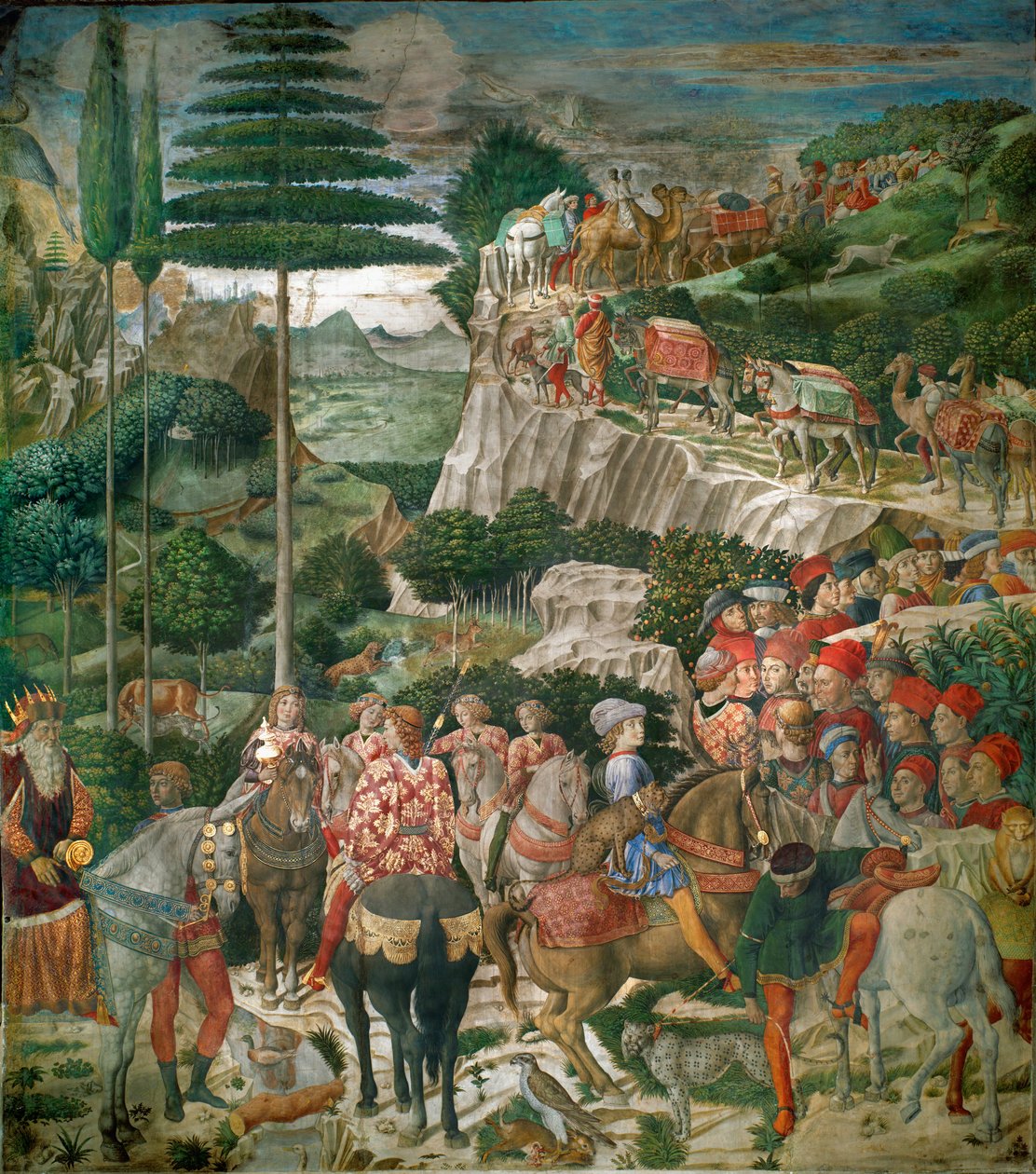 The Adoration of the Magi by Benozzo di Lese di Sandro Gozzoli