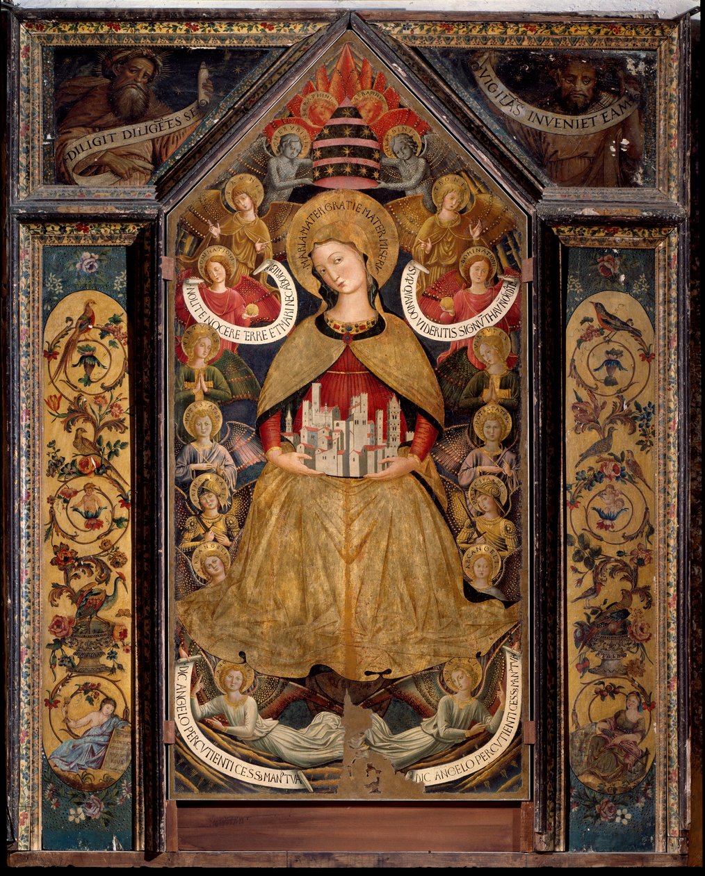 Virgin of the angels by Benozzo di Lese di Sandro Gozzoli