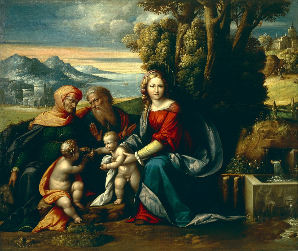 Holy Conversation by Benvenuto Tisi da Garofalo