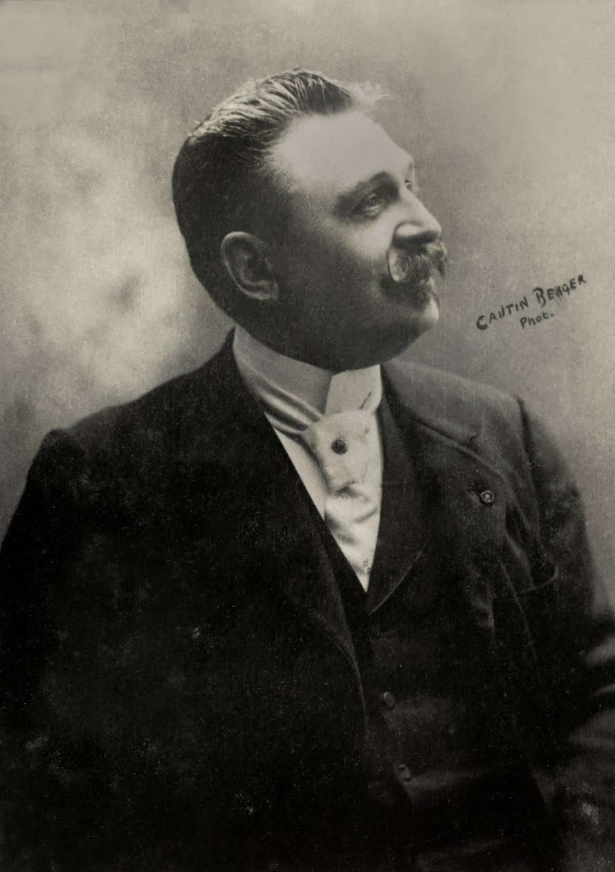 Portrait of French Baron Henry De La Vaulx by Berger & Cautin