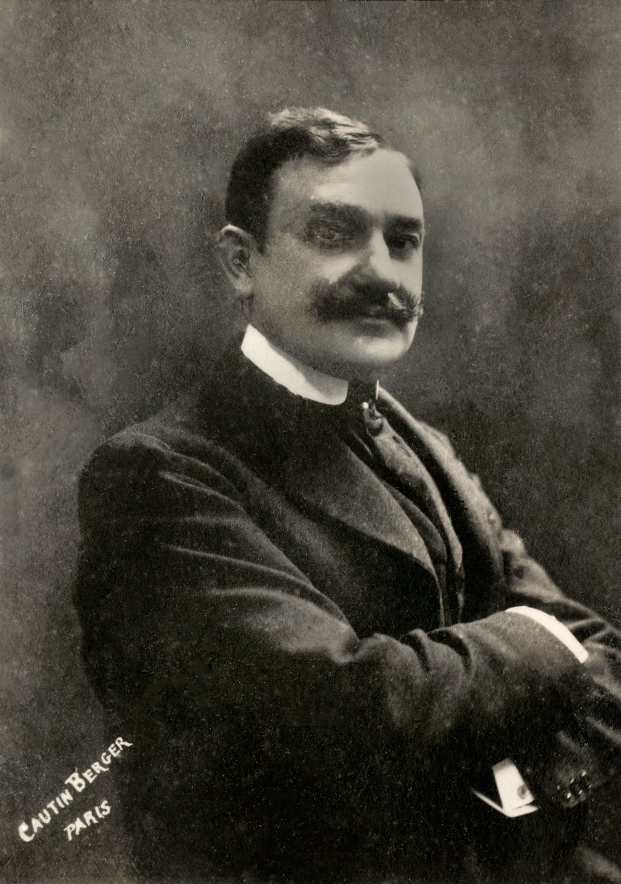 Portrait of French Artist Jacques Isnardon by Berger & Cautin