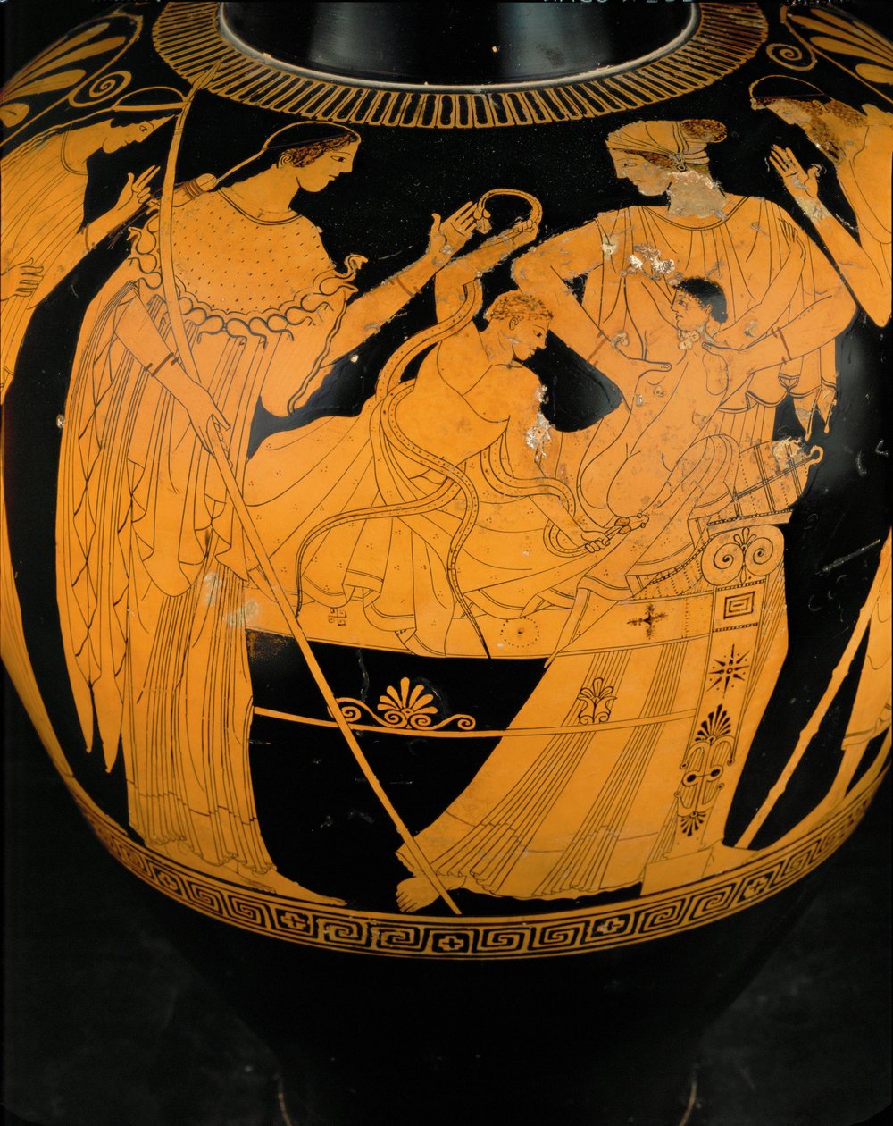 Young Heracles Fights Two Serpents Sent by Zeus by Berlin Painter