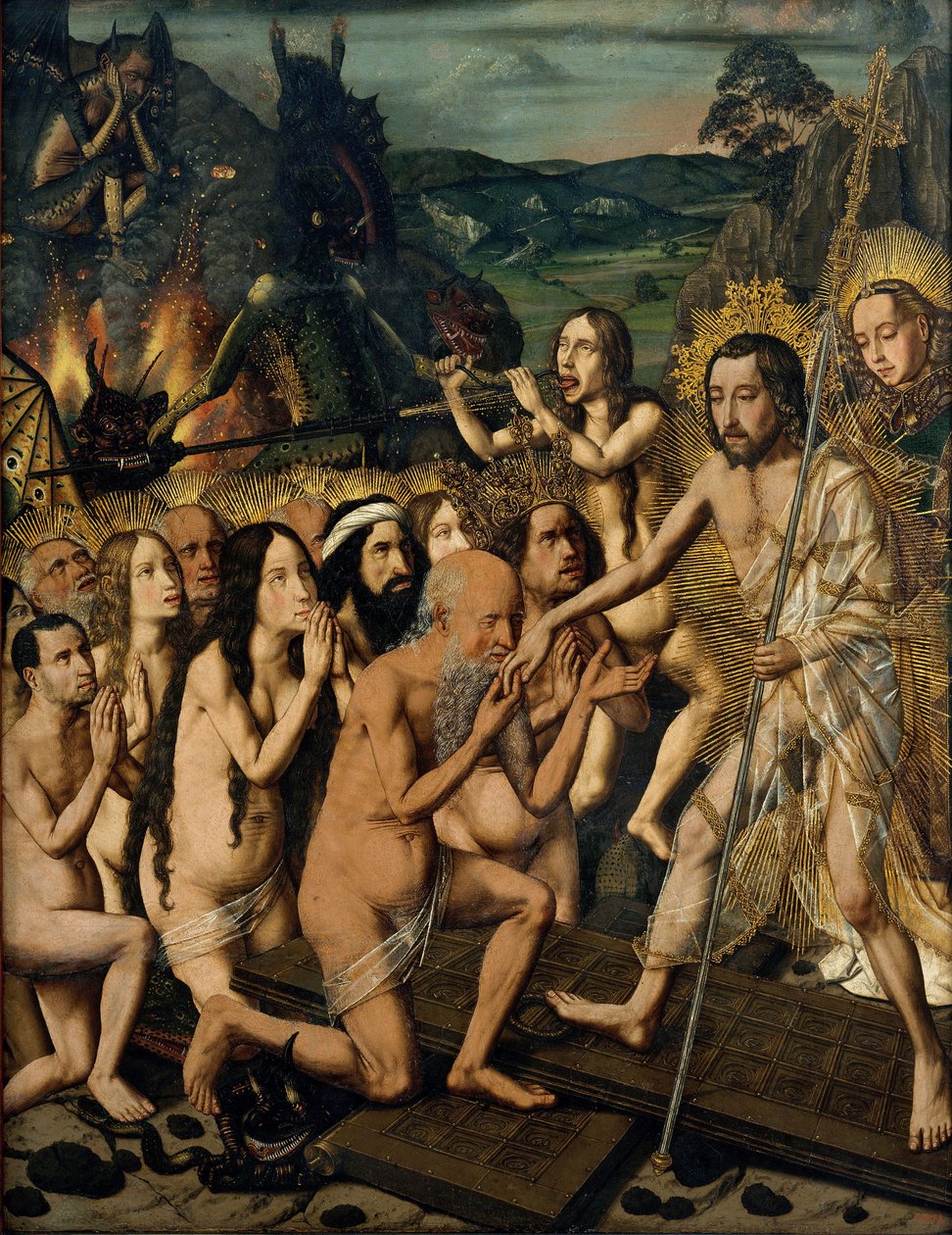 Descent of Christ into Limbo by Bermejo
