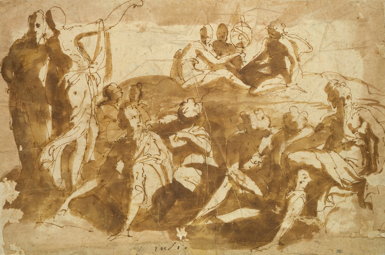 Figures for a Heavenly Landscape by Bernadino India