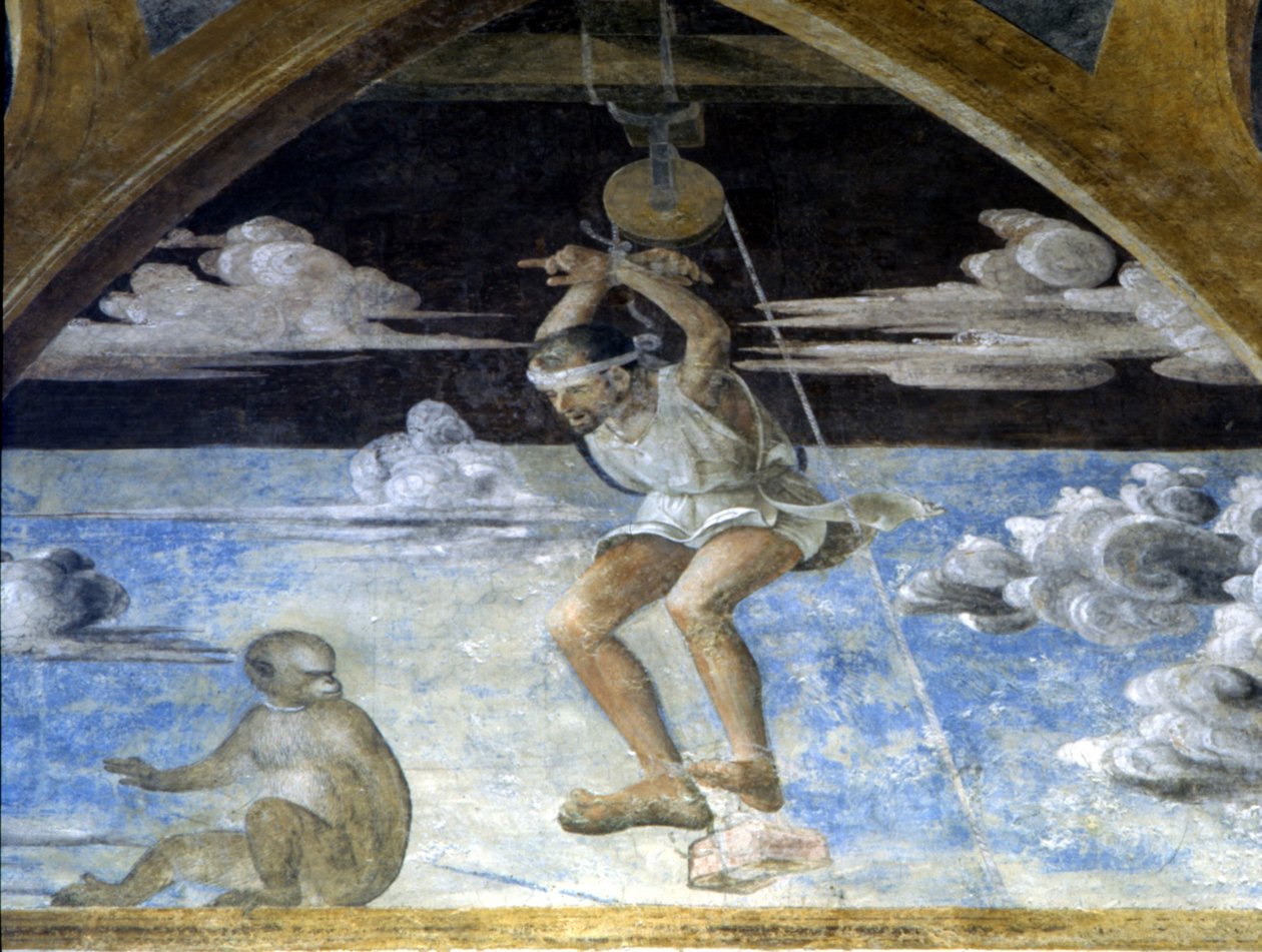 Fresco in the Church of S. Pietro in Gessate, Milan by Bernadino and Zenale B.  Butinone