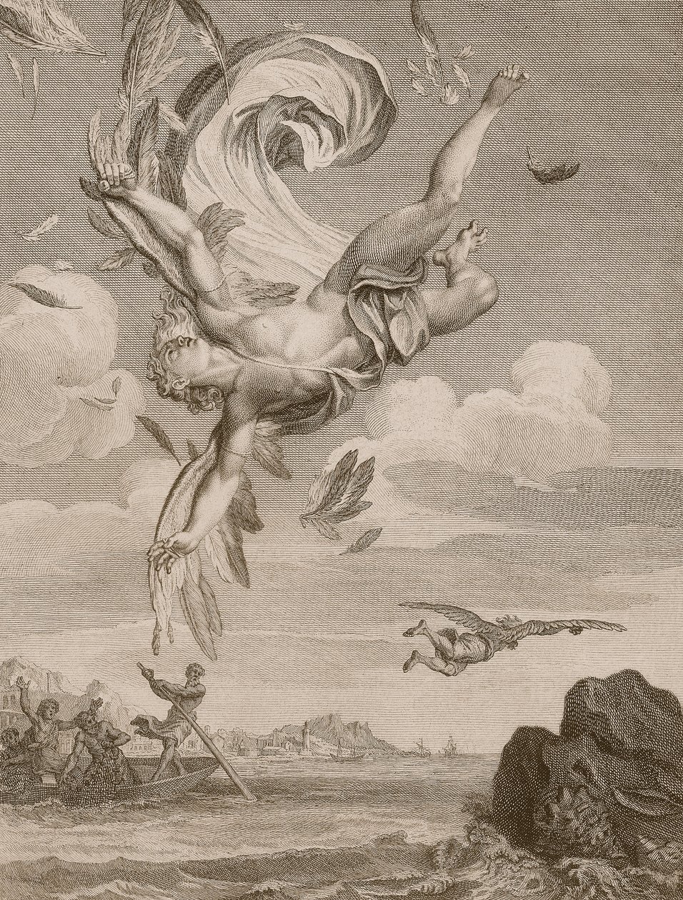 The Fall of Icarus by Bernard Picart