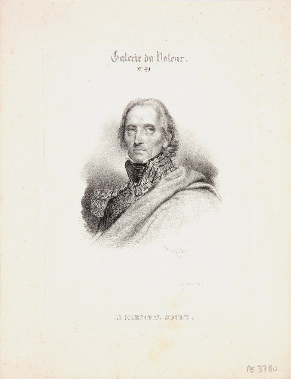 Marshal Soult, c.1840 by Bernard Romain Julien