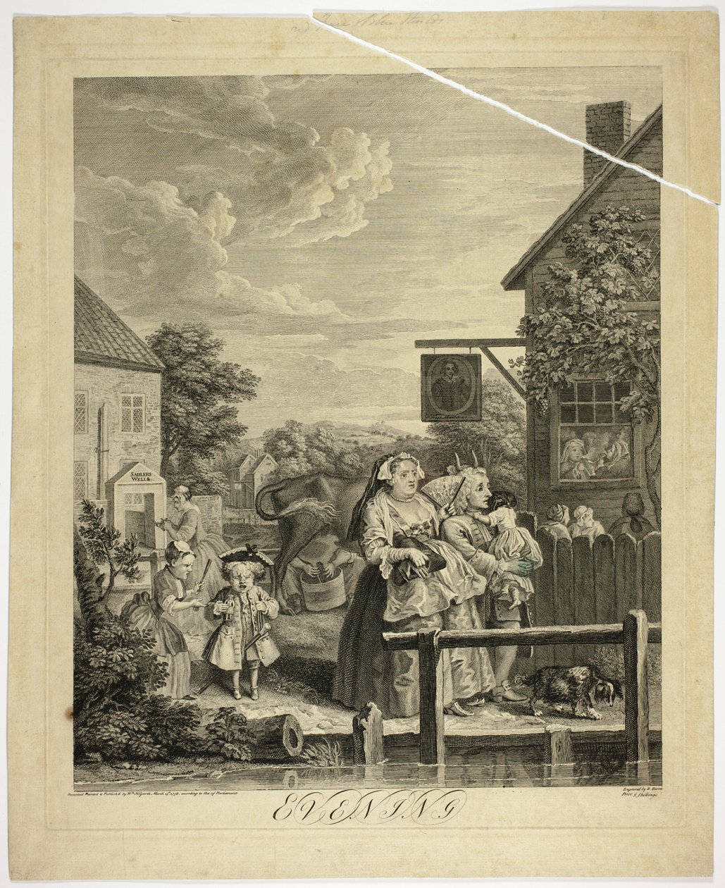 Evening, plate three from The Four Times of Day by Bernard Baron