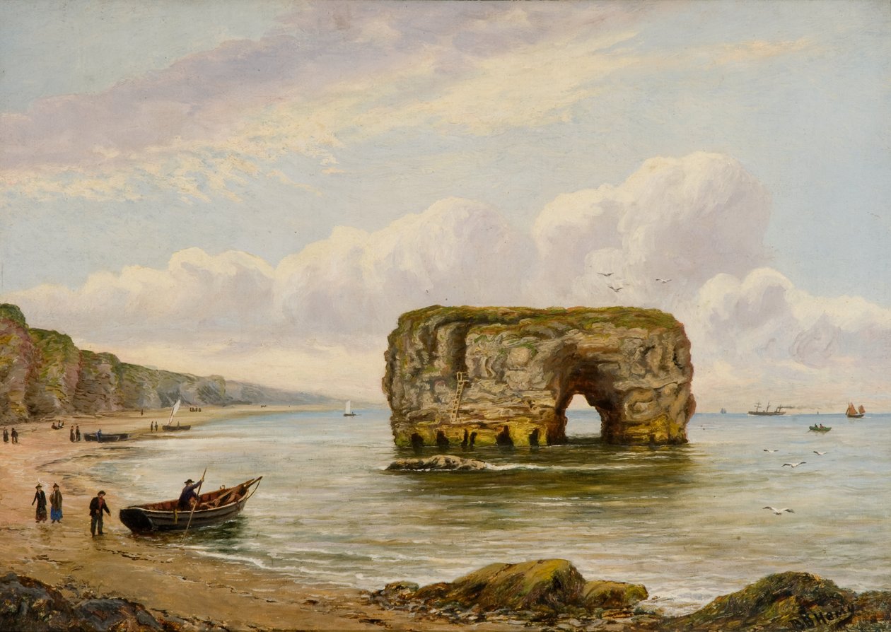 Marsden Rock, c.1880-1900 by Bernard Benedict Hemy