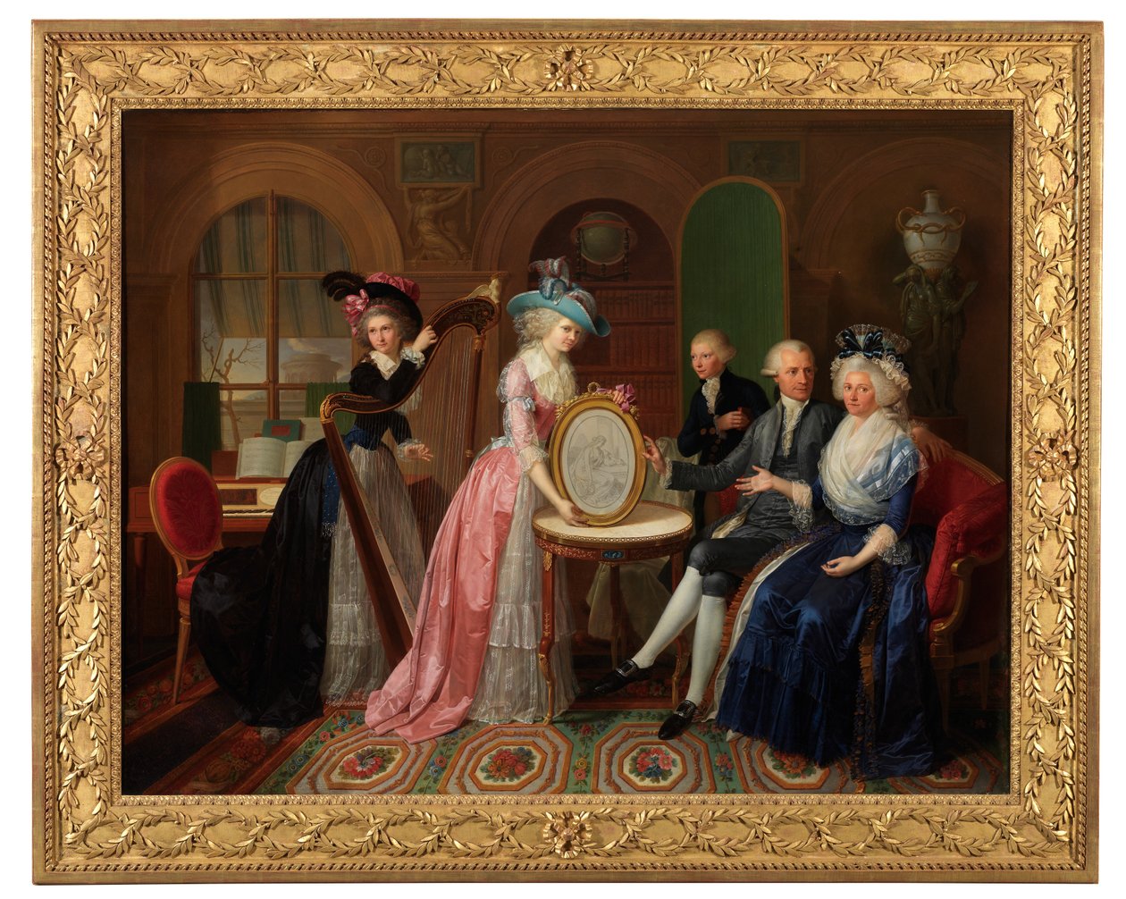 Portrait of the Villers Family by Bernard Duvivier