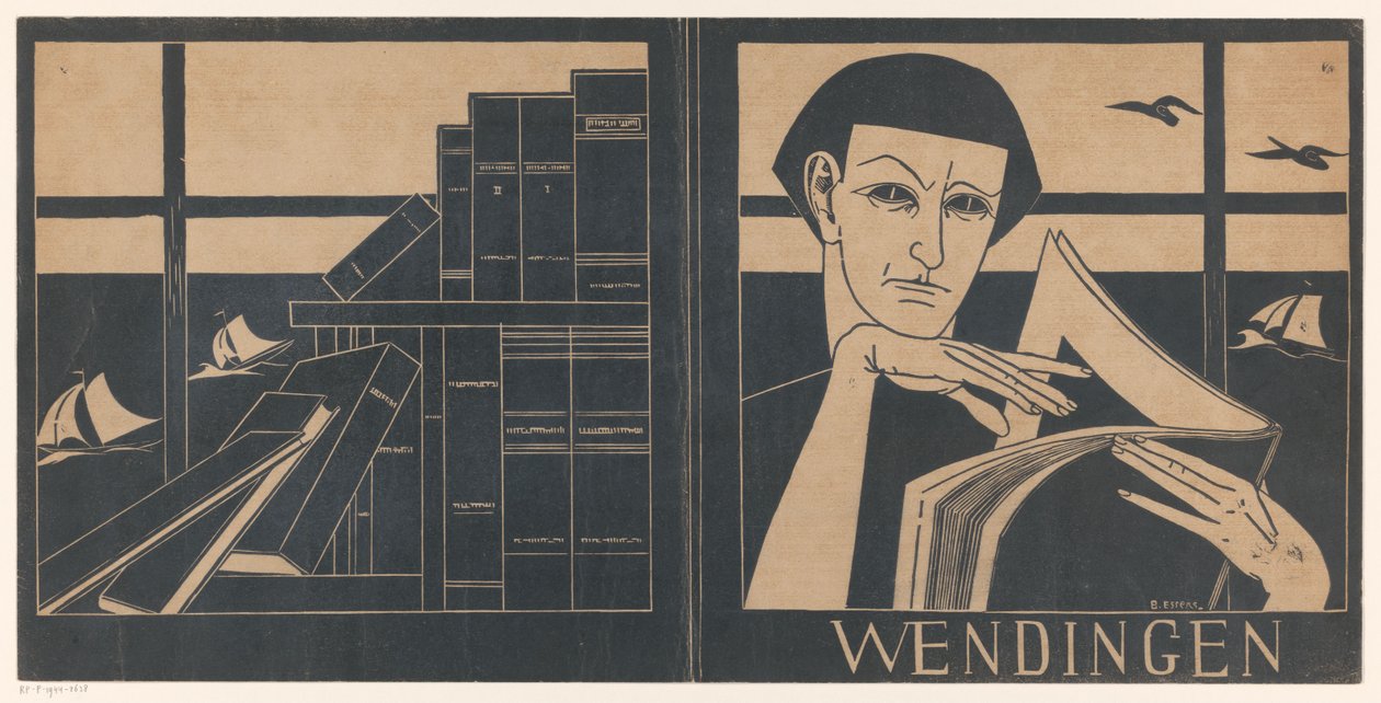Cover for Wendingen by Bernard Essers