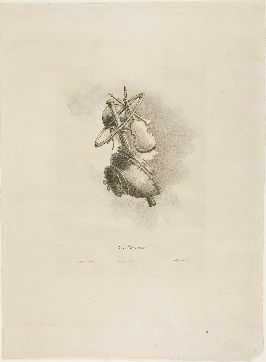 The Musician, from Arts et Métiers by Bernard Gaillot