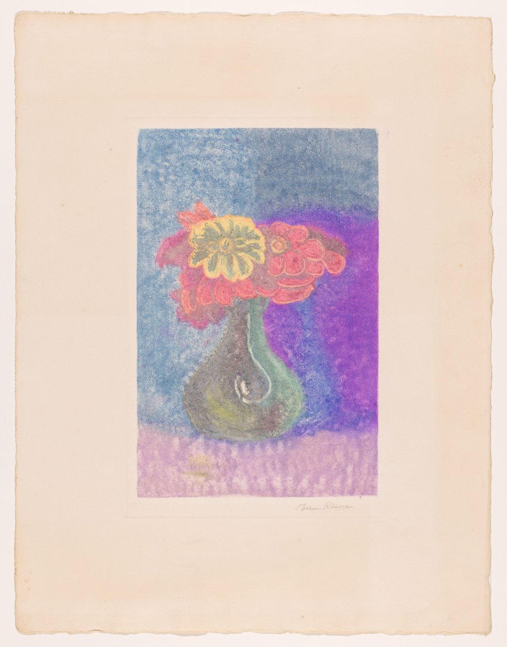 Vase with Flowers by Bernard Klene (signed by artist)