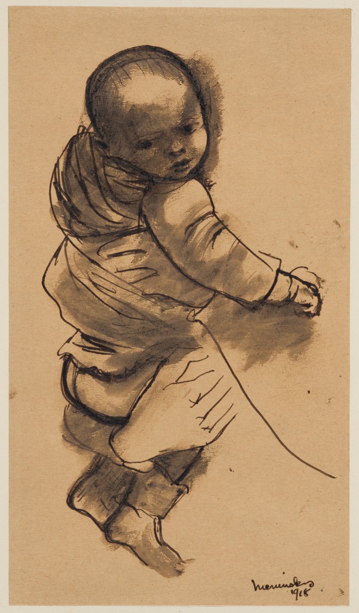 Baby in Arms by Bernard Meninsky