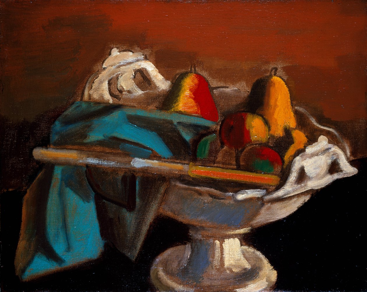Still Life with a White Bowl by Bernard Meninsky