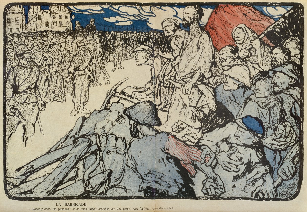 The Barricade, illustration from 