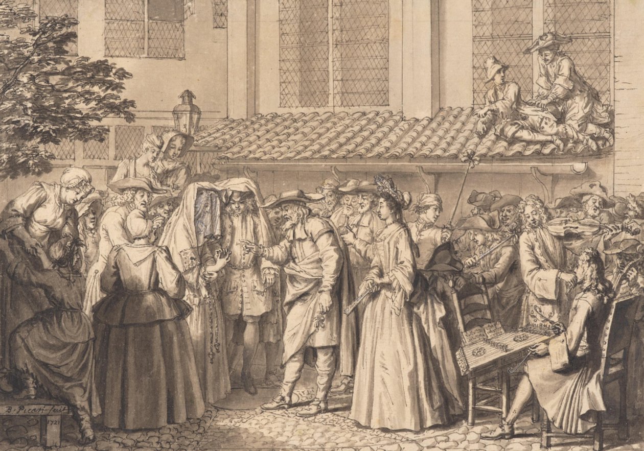 Marriage among the High German Jews by Bernard Picart