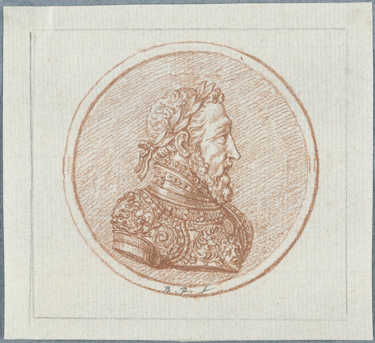 Portrait of King Henry II of France by Bernard Picart