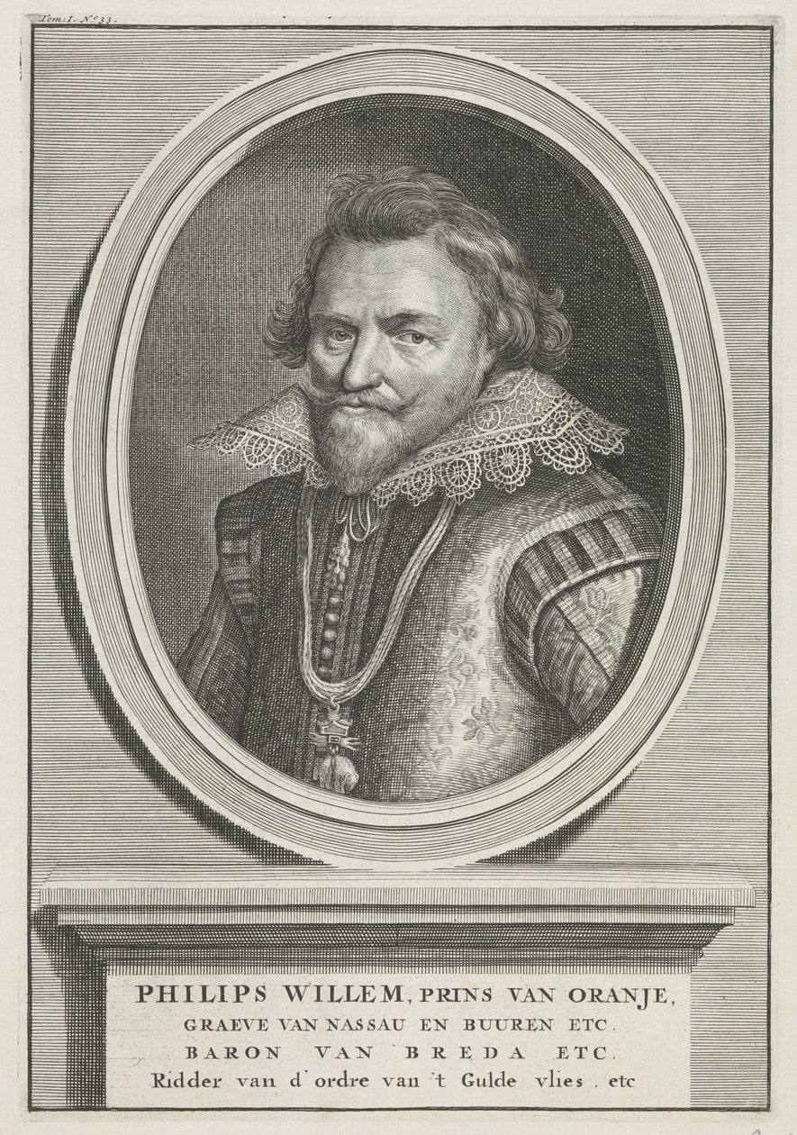 Portrait of Philip William, Prince of Orange by Bernard Picart