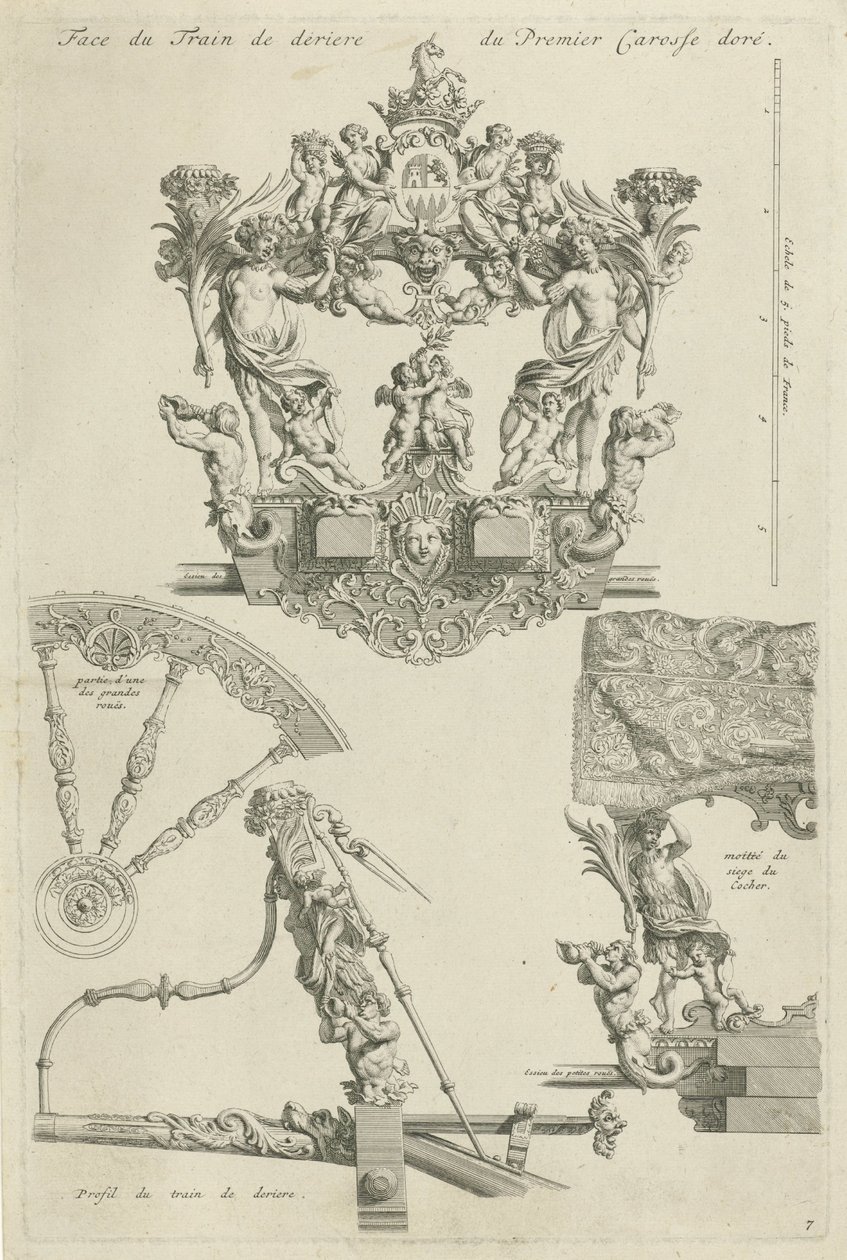 State Coach of the Duke of Ossuna, 1713 by Bernard Picart