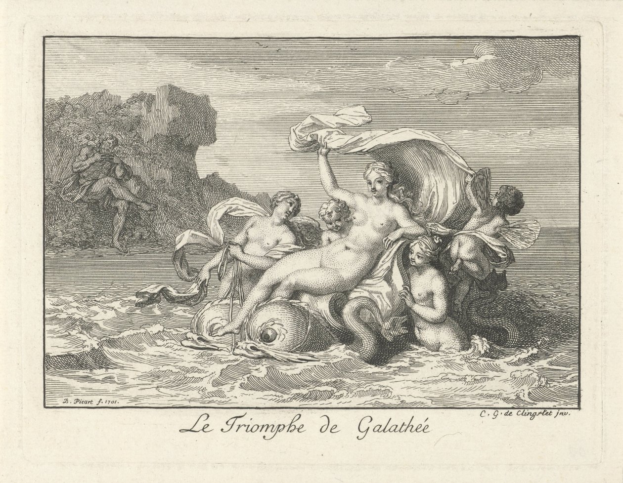Triumph of Galatea by Bernard Picart