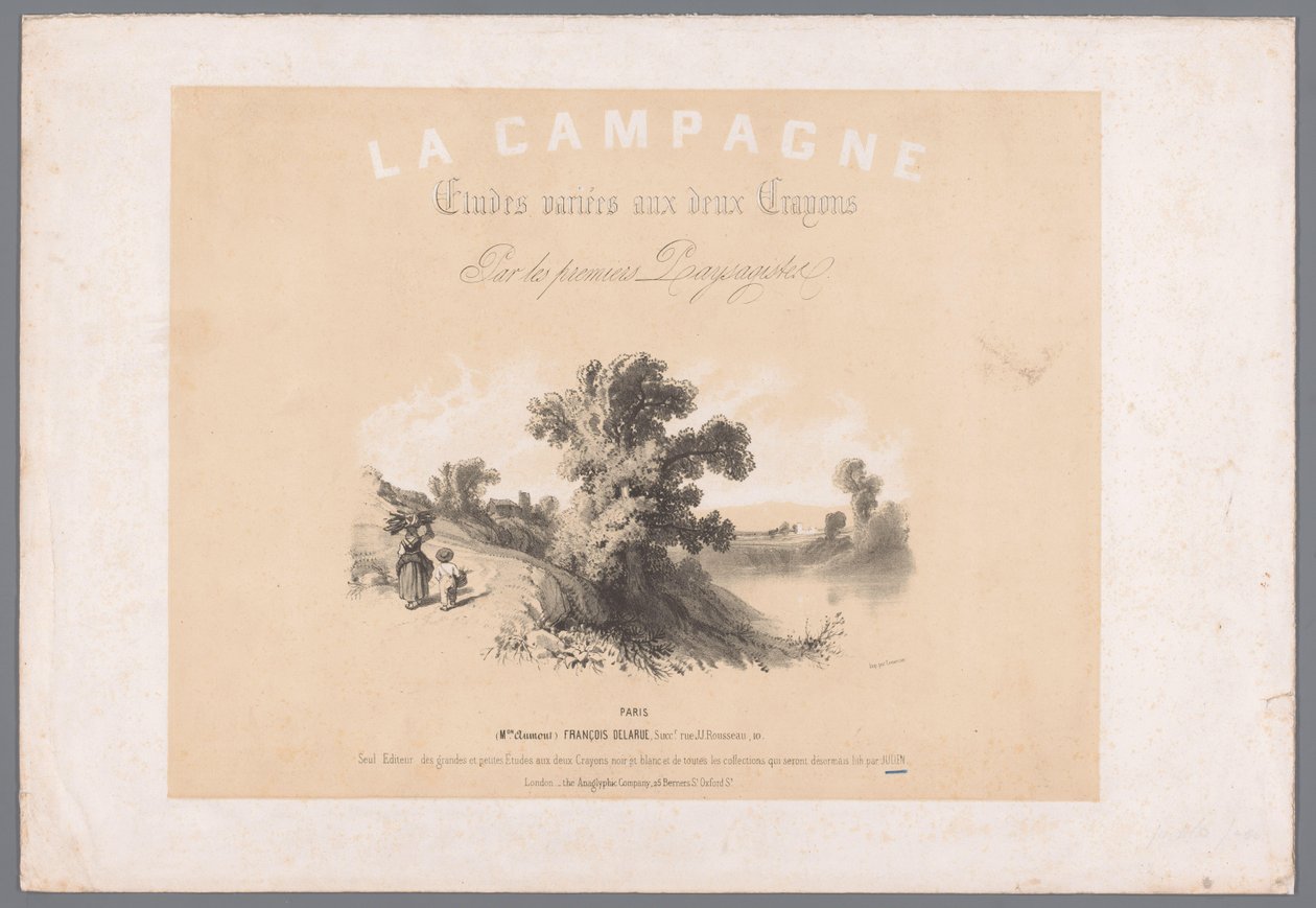 Cover for Six Prints Depicting Rural Life by Bernard-Romain Julien