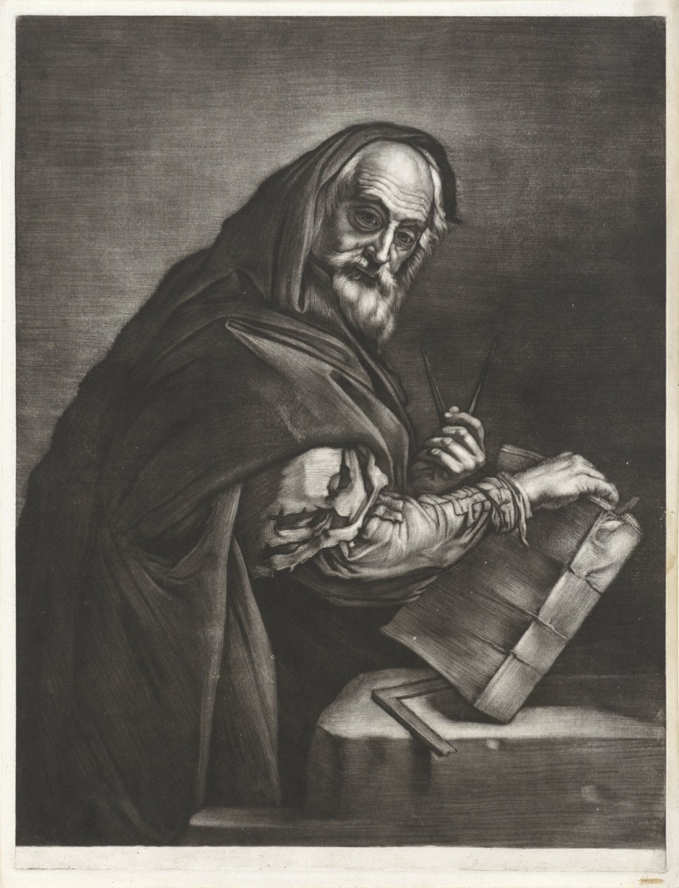 Philosopher with a Compass and a Book (series title) by Bernard Vaillant
