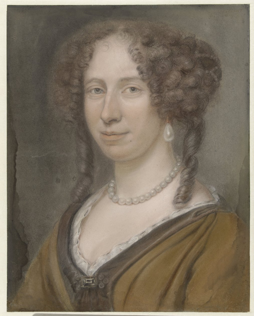 Portrait of an unknown lady by Bernard Vaillant