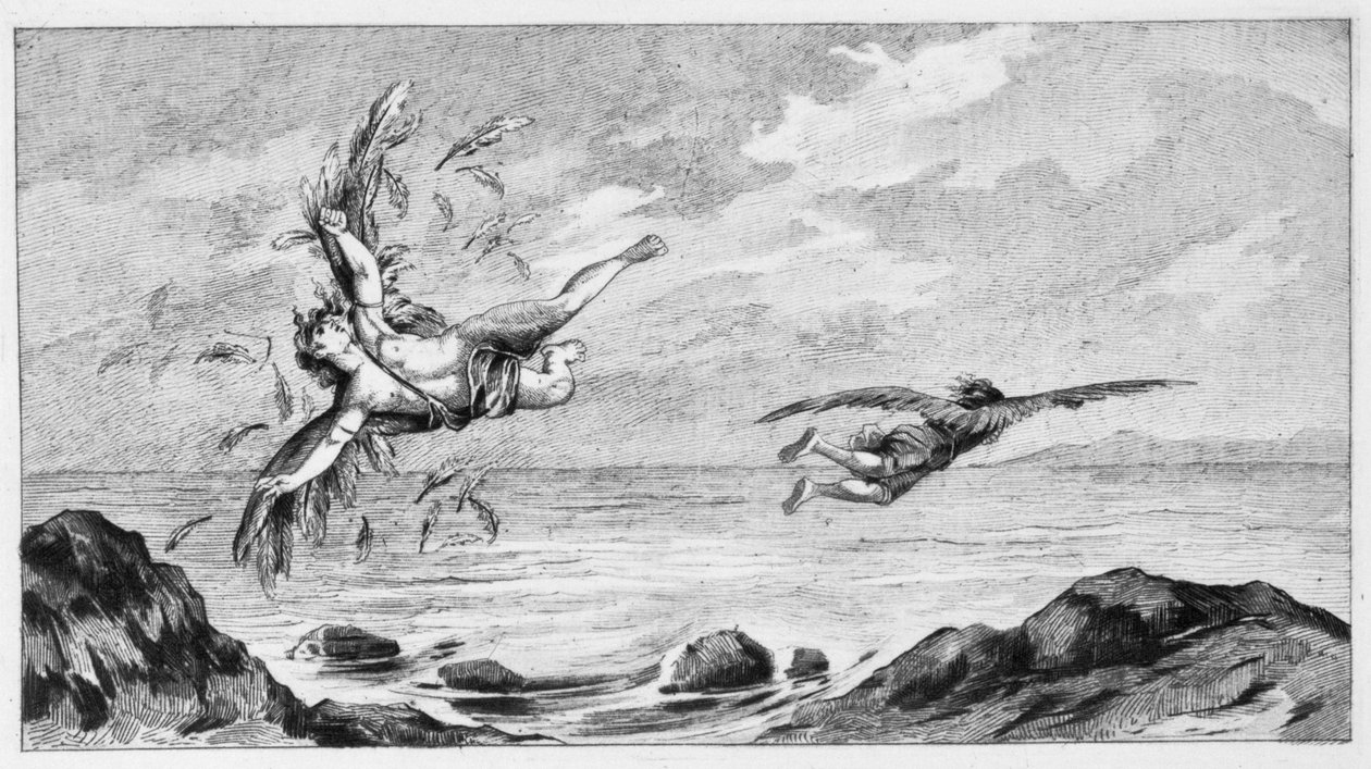 Icarus and Daedalus by Bernard de Montfaucon