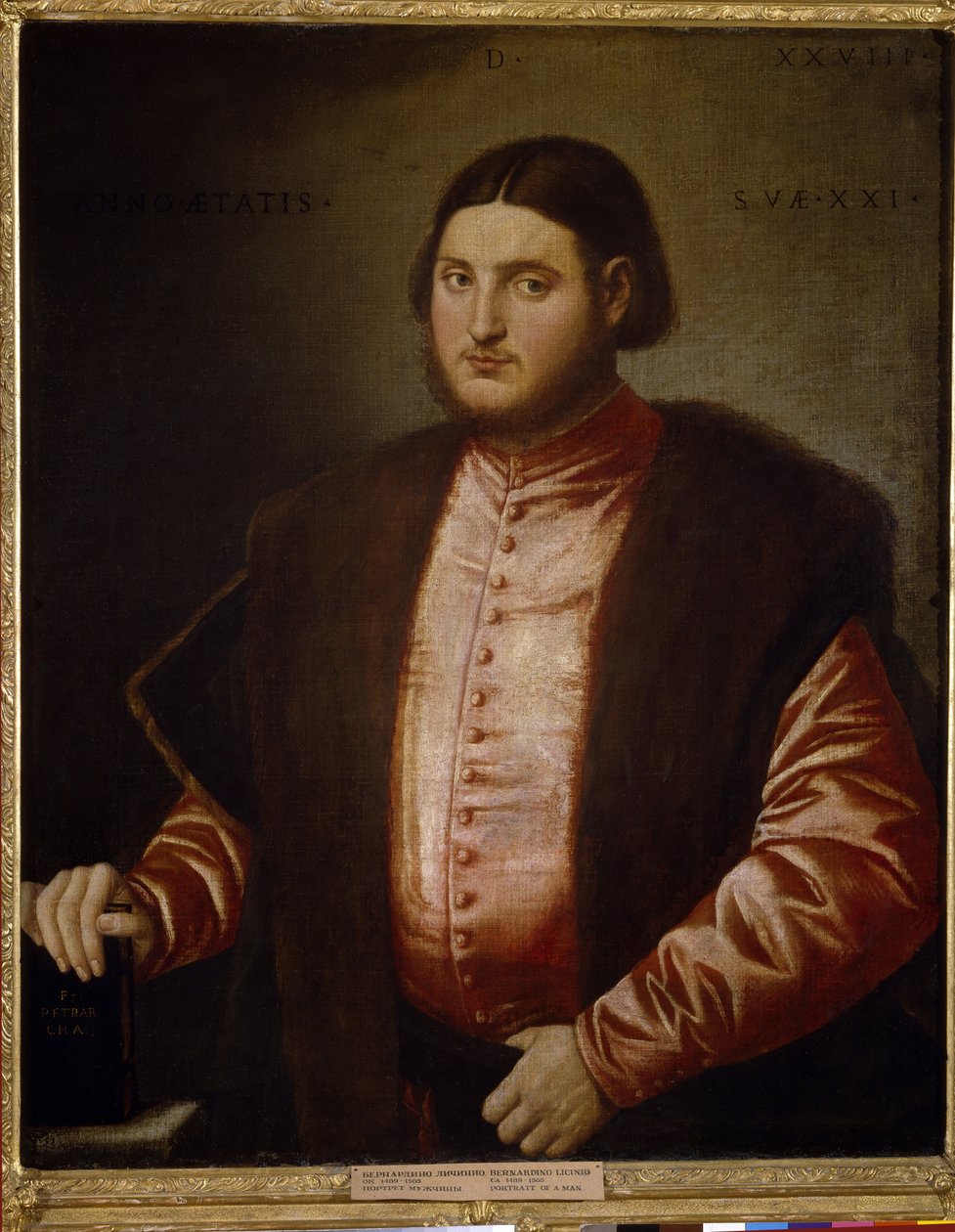 Portrait of a Man by Bernardino Licinio