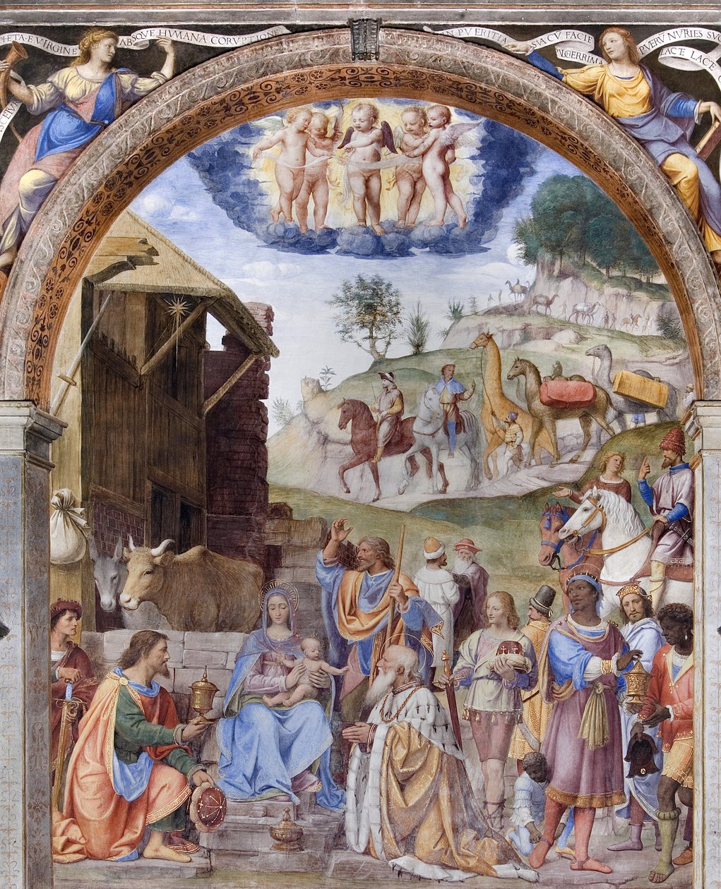 The Life of Jesus: The Adoration of the Magi by Bernardino Luini