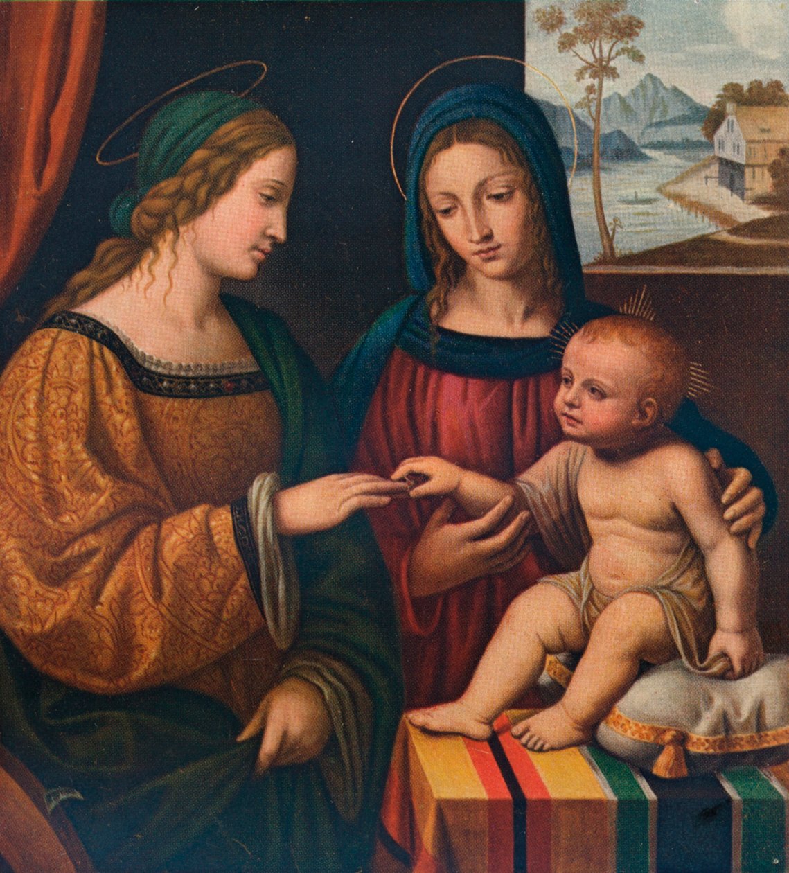 The Mystical Marriage of Saint Catherine by Bernardino Luini
