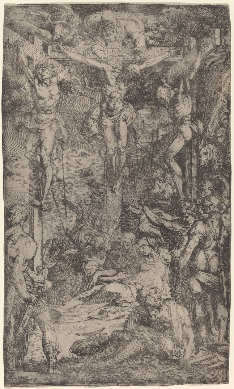 The Crucifixion by Bernardino Poccetti