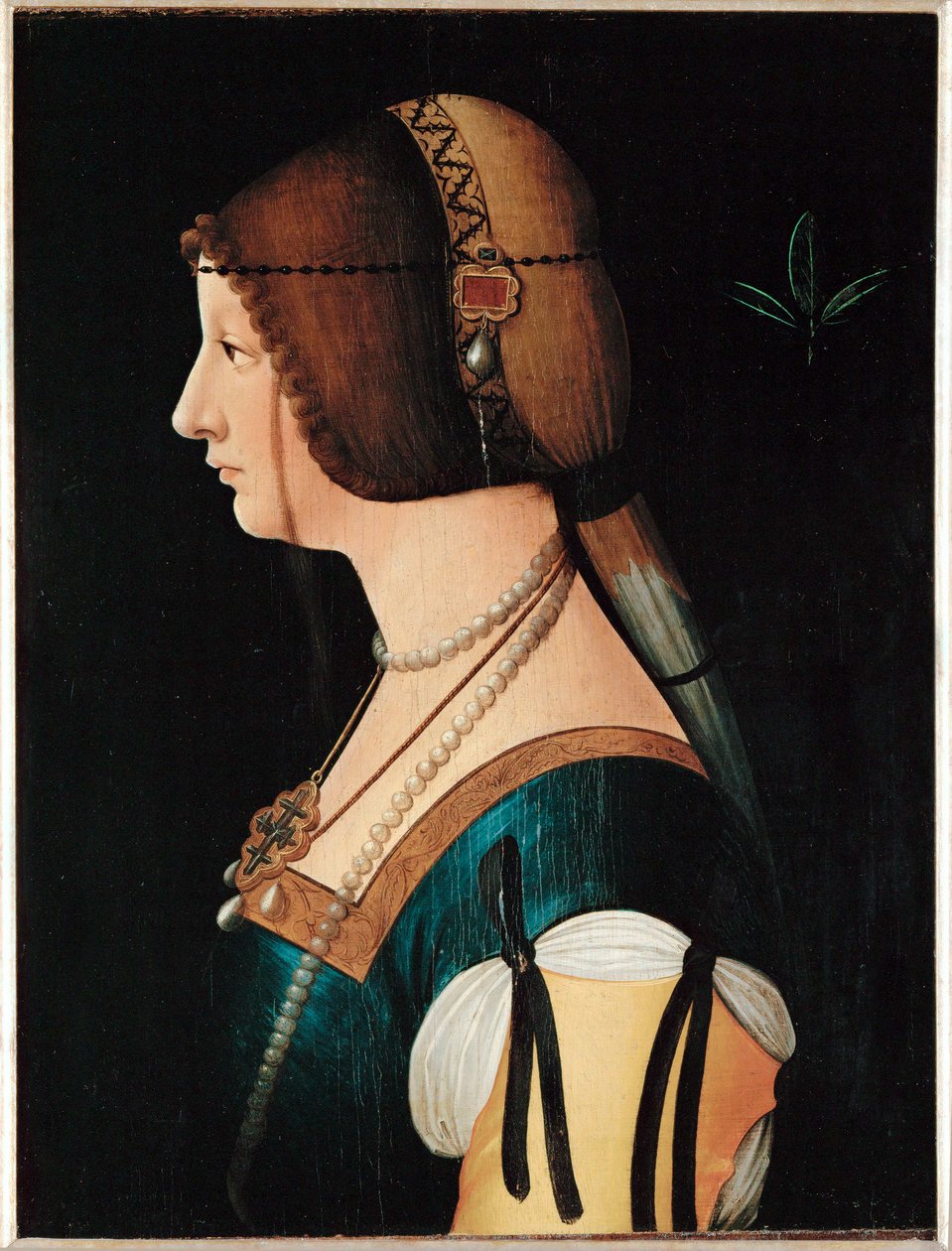 Bianca Maria Sforza, Second Wife of Emperor Maximilian I by Bernardino de