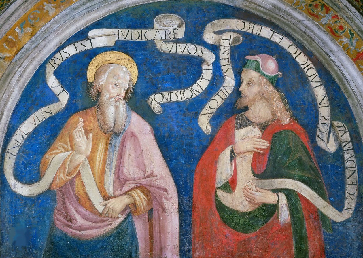 Philip the Apostle and the Prophet Malachi by Bernardino di Betto (workshop of) Pinturicchio