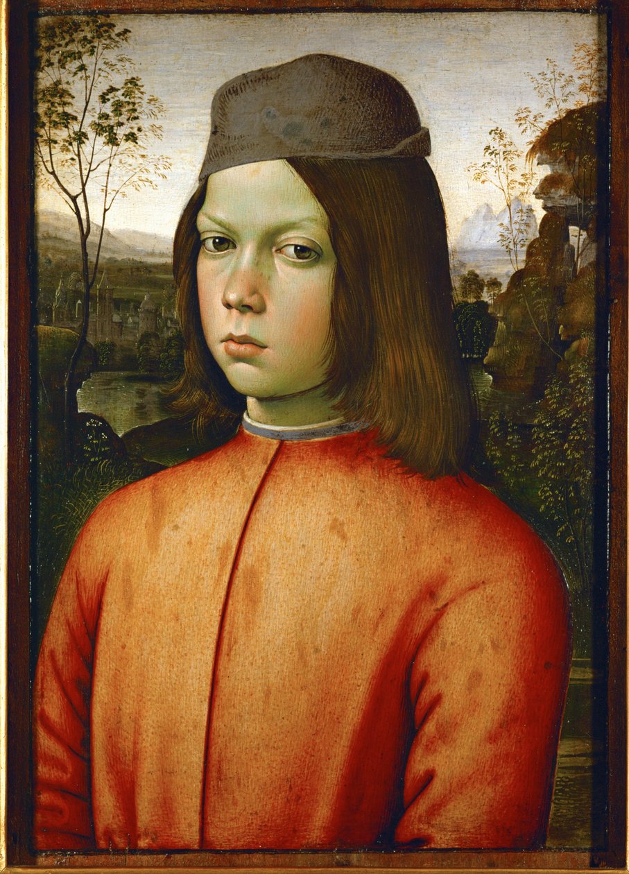 Portrait of a Young Boy by Bernardino di Betto Pinturicchio