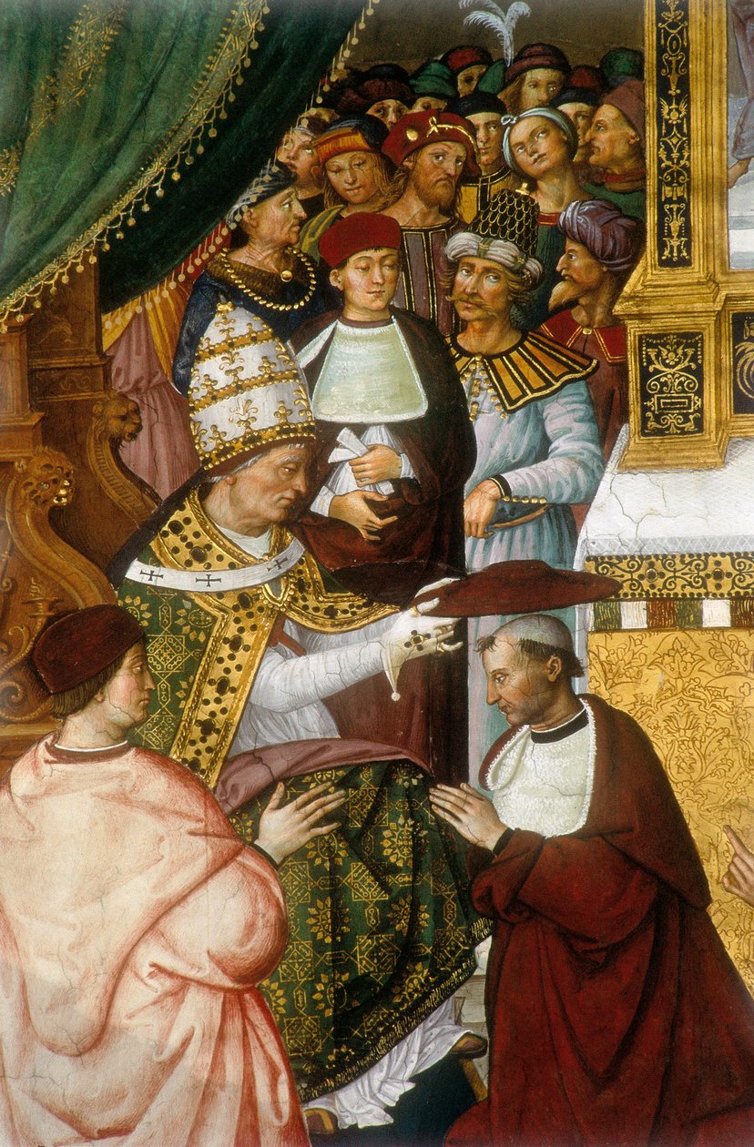 Life of Pope Pius II (Enea Silvio Piccolomini) by Bernardino di Betto Pinturicchio